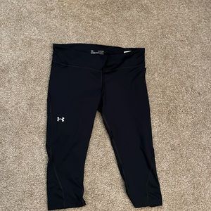Women’s Under Armour Compression heat gear workout pants xl black stretchy